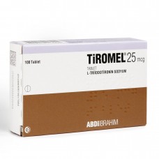 Tiromel T3 100 tabs 25 mcg